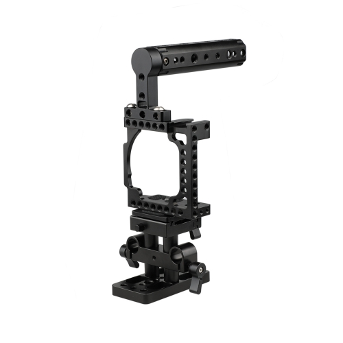 CAMVATE Cage With QR Baseplate Pack for Sony A6600 A6500 A6400 A6300 A6000