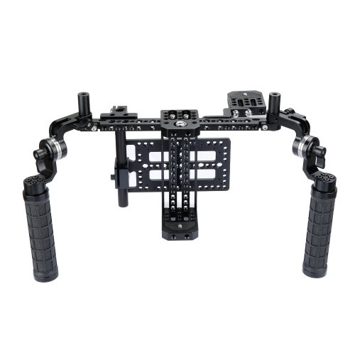 CAMVATE Camera Director's Monitor Cage Rig With ARRI Rosette Rubber Grips