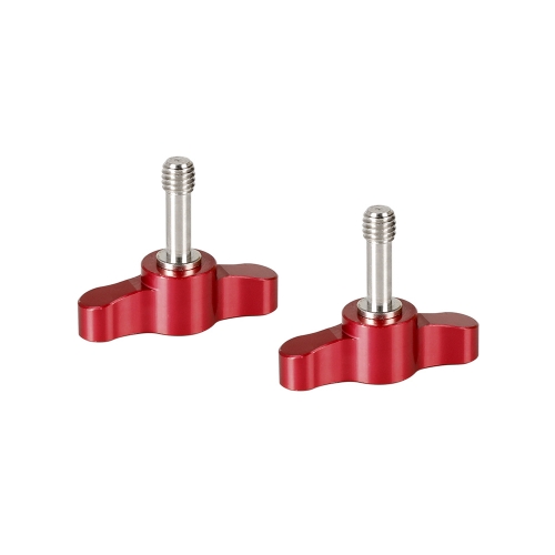 CAMVATE M6 ×18 Thumbscrew Assembly Knob Red (2 Pieces)