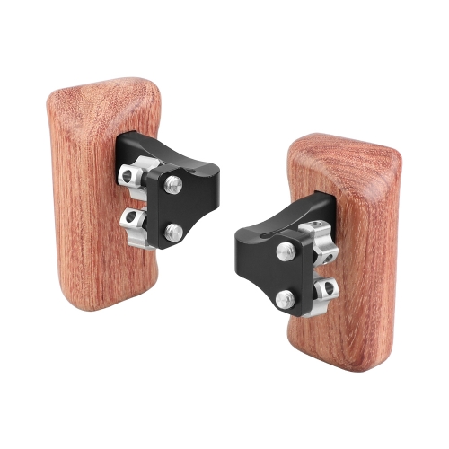 CAMVATE Reversible Wooden Hand Grip Medium Size With 1/4"-20 Thumbscrew Knob (Left & Right)