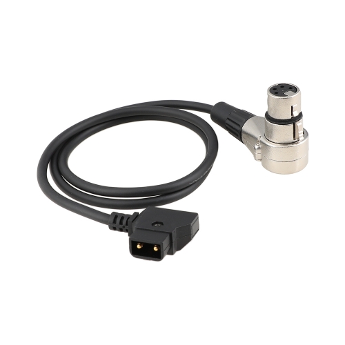 CAMVATE D-Tap To Right Angle 4-Pin XLR Power Cable