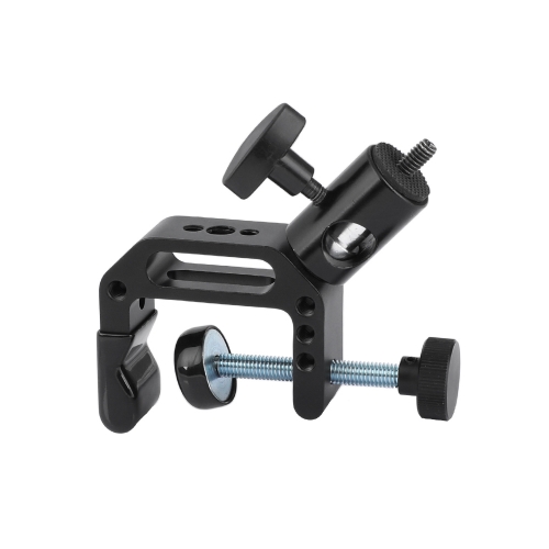 CAMVATE Universal C Clamp With 1/4" & 3/8" Male & Female Thread Mounting Points & Light Stand Head Adapter