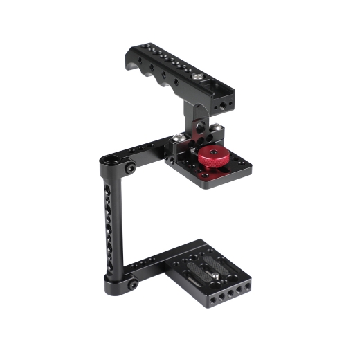 CAMVATE Simple Camera Cage Rig With Top Cheese Handle Grip For Canon M50