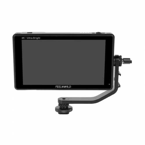 CAMVATE FeelWorld LUT6 6" 4K HDR/3K On-Camera Field Monitor With Waveform VectorScope + Cable & Tilt Arm