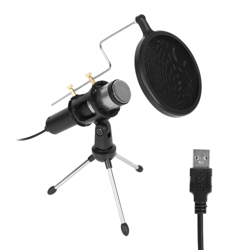 CAMVATE Consumer USB Desktop Microphone Plug And Play With Tripod Desk Stand For PC  Laptop Conference Gaming Streaming Podcasting