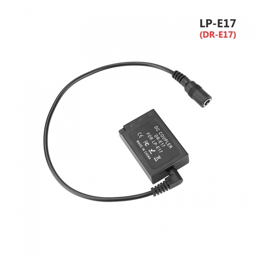 CAMVATE Canon LP-E17 (DR-E17) Dummy Battery To 2.1mm DC Cable