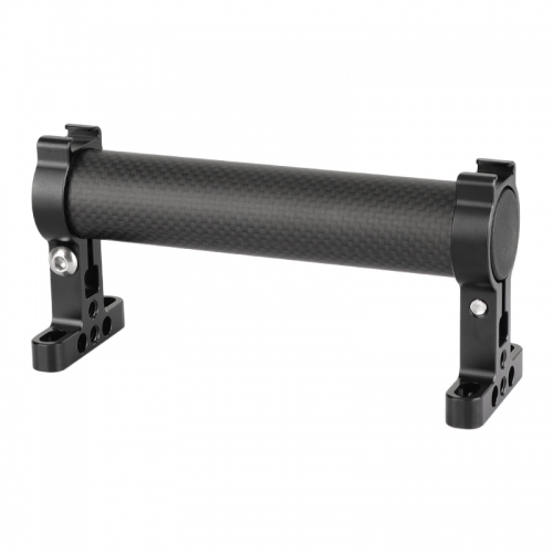 CAMVATE Universal Top Handgrip (Carbon Fiber Made) With 1/4" Mounting Points & Double Shoe Mounts For DSLR Camera Cage Kit