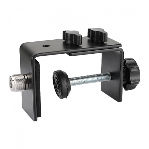 CAMVATE Adjustable C Clamp Lock-grip Fixture With 5/8"-27 Male To 1/4"-20 Female Microphone Screw