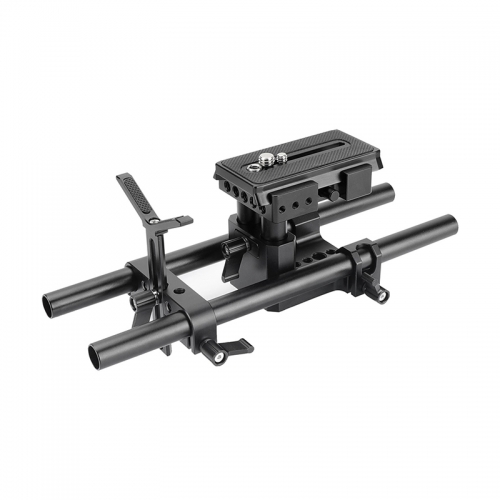 CAMVATE Pro DSLR Shoulder Mount Support Rig Kit Baseplate Kit Tripod Mount For Universal Use DSLR Cameras