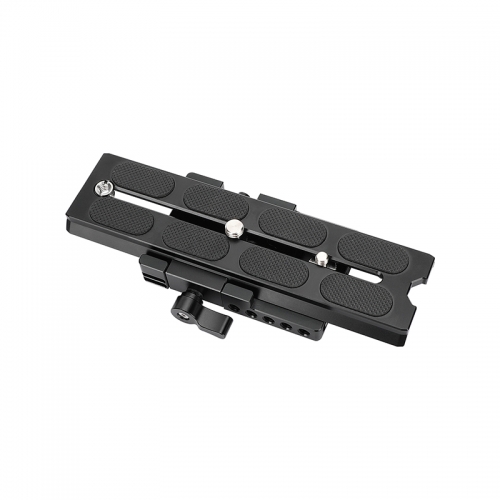 CAMVATE Manfrotto-Type Slide-in Quick Release Plate with Clamp Base (7")
