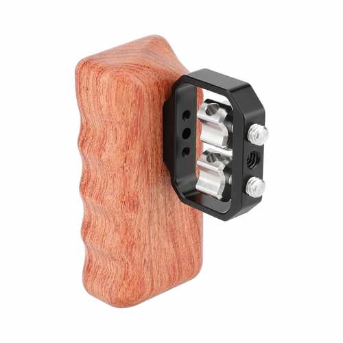 CAMVATE Wooden Handgrip with 1/4"-20 Thumbscrew (Right Hand)